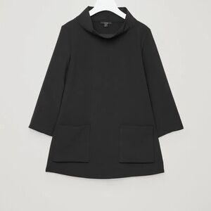 COS top with folded collar